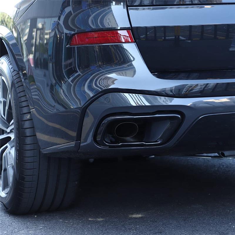 A51K-Para BMW X5 G05 Cubierta de Recorte de Tubo de Escape Silenciador de Coche Acero Inoxidable Accesorios Exteriores Kit de Piezas