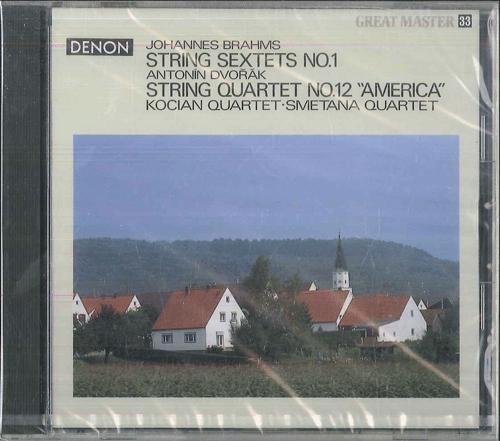 

CD KOCIAN QUARTET SMETANA QUARTET Brahms String Sextets Vol.1 Dvo GES9387 COLUMBIA 1990 Japan Classical Used