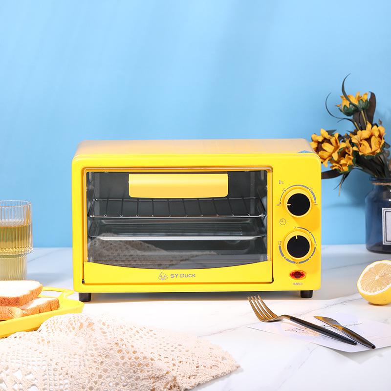 12L Little Tyrant Yellow Duck Electric Vertical Oven with Timer - Large Capacity, Ideal for Gifts and Exhibitions