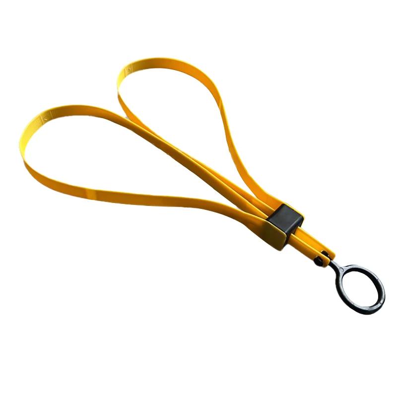 1Pcs Double Loop Nylon Zip Ties with Plastic Pull Tab,Self-Locking Cable Ties,, Reusable Fastening Straps for Outdoor