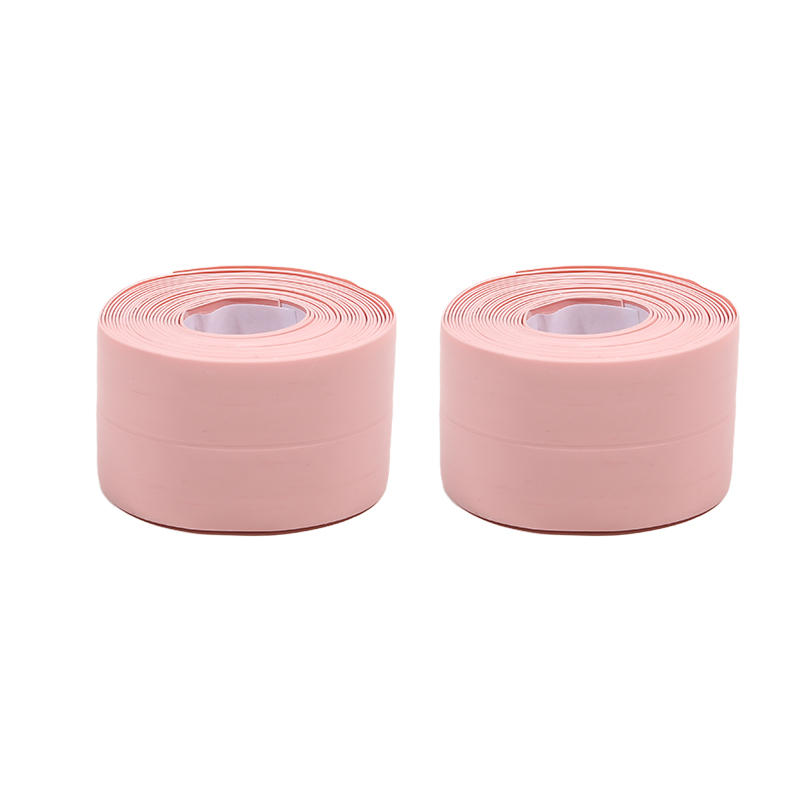 2 Roll PVC Sealing Strip Tape for Bathroom Bath Toilet Kitchen Caulk Tape Self Adhesive Waterproof Wall Sticker Mold Proof Tapes