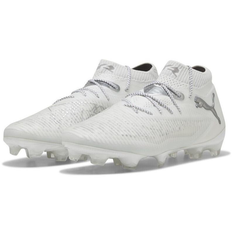 Puma Future Ultimate 8 FG White Pack Unisex Sneakers Matte-Silver 108138-04