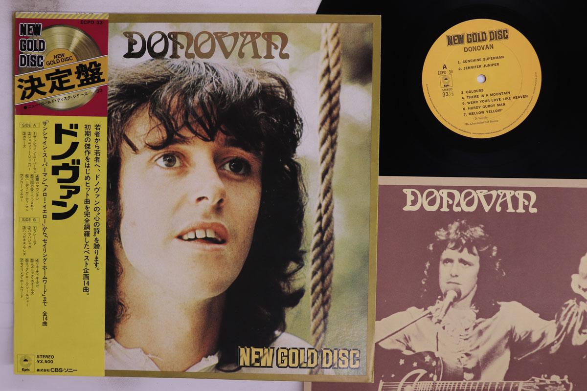 

LP Record DONOVAN New Gold Disc ECPO33 NEW GOLD DISC 1975 Japan Obi Rock Used