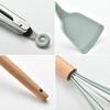 Kitchen Accessory Set Kitchen Utensils 12pcs. Silicone Bamboo Matte Set