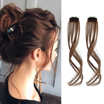 Long Beard Fringes Black Brown Wear Natural Synthetic Fibre Wig