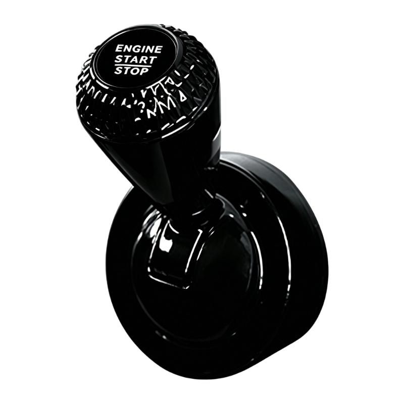 Universal Chrome Plated Car Start Button Lever With 4 Color Option Suitable For Interior Upgraded And DIY Installation