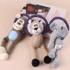 Dog Plush Toy Pet Squeaky Animals Stuffed Toy Bite-Resistant Teeth Cleaning Chew Toy Interactive Companion Toys Pet Supplies