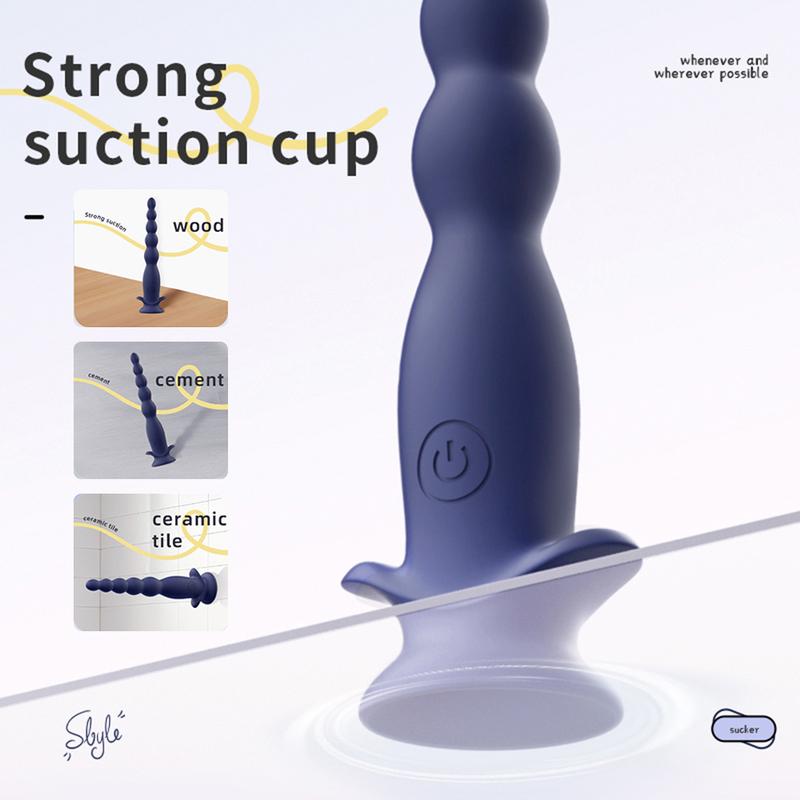 Anal Plug Sex Toys G-Spot Clitoris Vibrator for Women Anal Beads Clitoris Stimulation Butt Plug Beginner Female Masturbation