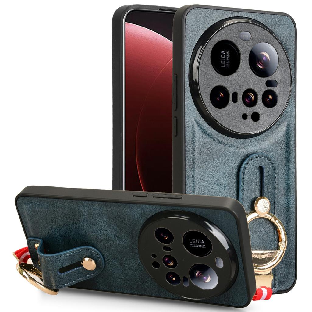 For Xiaomi 15 Ultra Case Wristband Kickstand Leather+PC+TPU Phone Cover with Bottle Opener