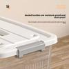 Transparent Storage Box Household Plastic Basket Clothing Classification Box Book Storage Box Medicine Suitcase Home Organizer