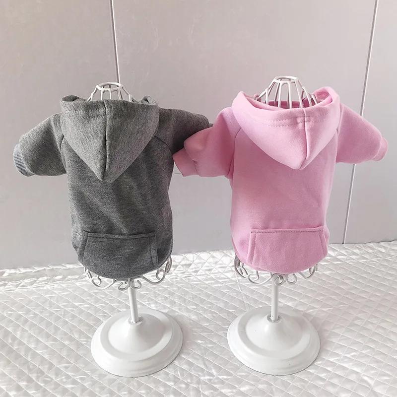 Winter Cat Clothes Chihuahua Yorkshire Puppy Clothing Small Dog Hoodie Sweatshirt Coat Pomeranian Poodle Pet Outfit Dropship