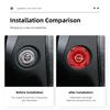 Kovový otočný kruh tlačítka startování auta Autopříslušenství Pro Opel Astra Insignia Vivaro Corsa Mokka Zafira Vectra OPC Vauxhall