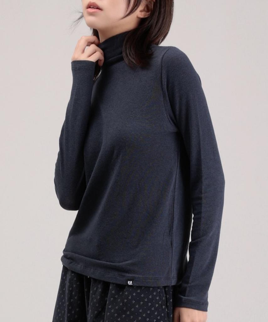 WHEN YOU MOVE Logo Point Turtleneck Soft Knit Tee (4 Colors)