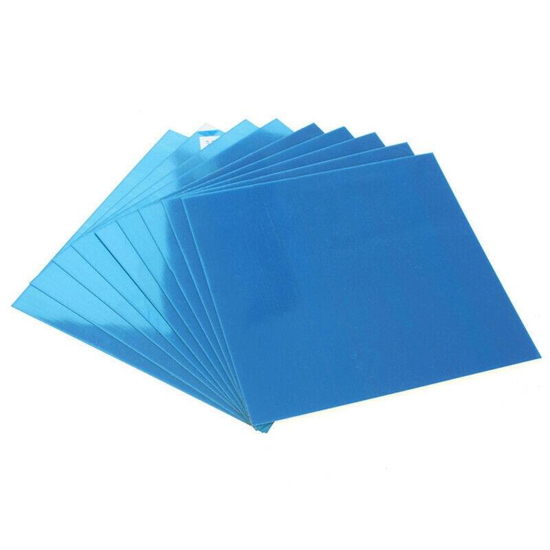 Set Display 16 buc Autocolante Oglindă Argintiu Removibile 15*15cm Placă Pătrată