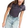 PUMA CLASSICS Polo Baby Tee Women's Polo Shirt Women's Black 628048-01