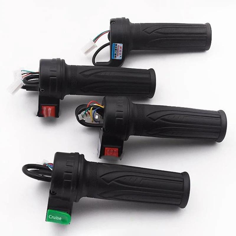 48V Gasgriff 135mm Speed Grip Mit Tempomat Rückwärtsgang Dreistufig Für Elektroroller Fahrrad Ersatzteil Passt 22mm