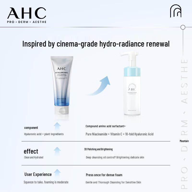 AHC Radiant Cleansing Foam