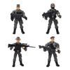 8 Pcs/set SWAT Military Army Action Figure Toys for Boys Combat Game Movable Joints Military Soldiers Model Toy for Kids Gifts