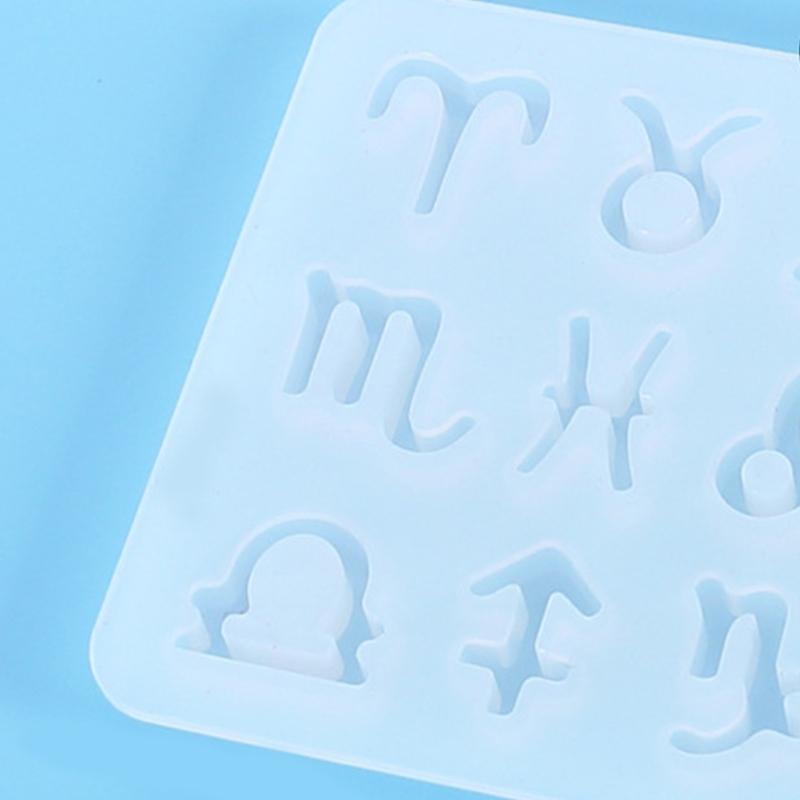 Handmade Resin Jewelry Making Molds Constellations Shape Silicone Pendant Molds Suitable for Necklaces and Earrings