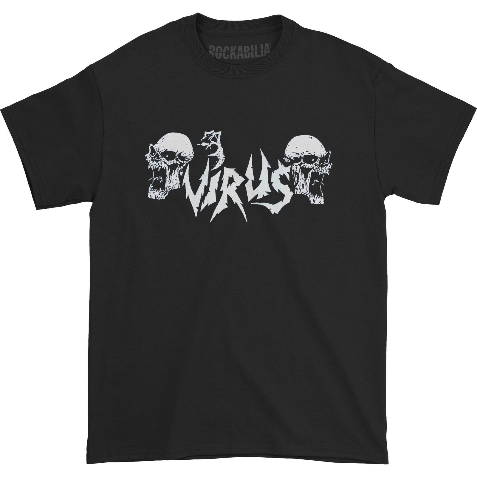 Men s Virus Logo T-shirt Small Black L