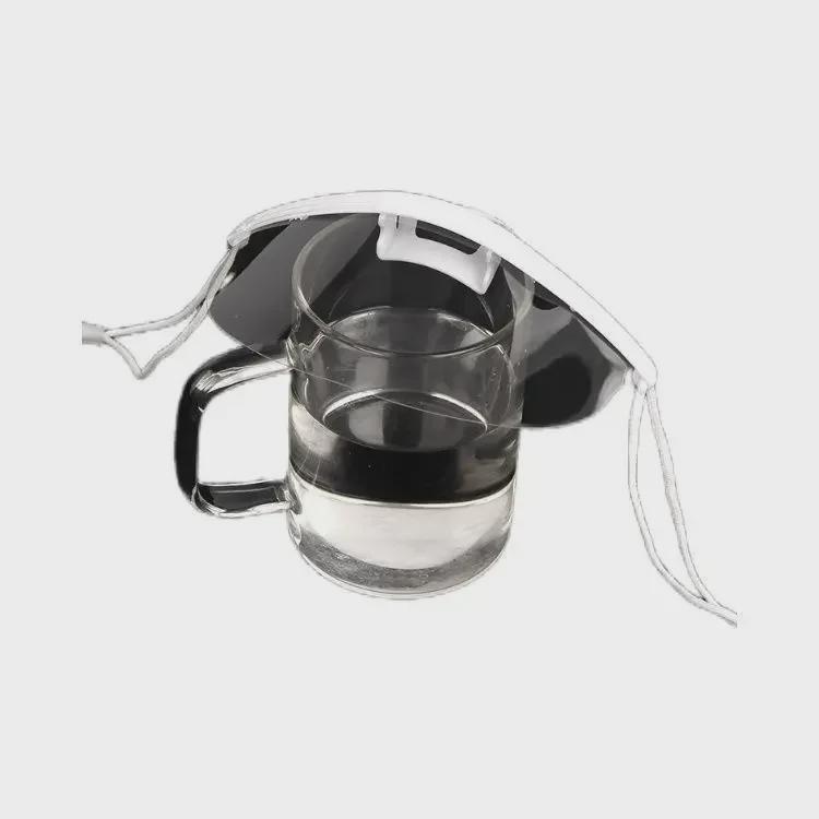 Прозора гігієнічна кухонна маска - запобігає розбризкуванню слини шеф-кухаря