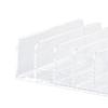 Clear Plastic Makeup Palettes Organizer Divided Sections Cosmetics Stand Rack Holder For Eyeshadows