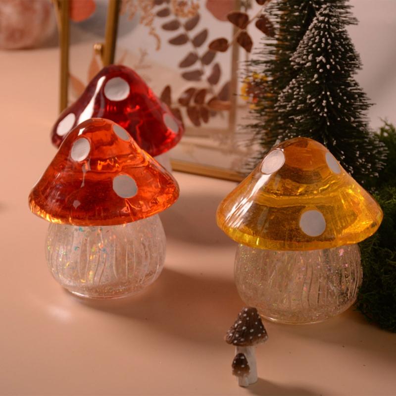 Box Resin Molds,Jewelry Box Molds,Mushroom Silicone Resin Mold Storage Box Mold Epoxy Resin Casting Mold for Home Decor