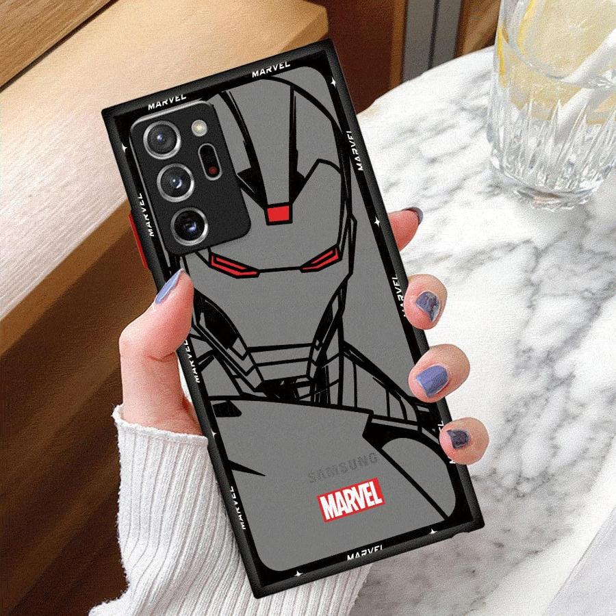 Marvel Spiderman Ironman Pouzdro na telefon pro Samsung Galaxy Note 8 9 10Plus 10Lite 20 Ultra A05s A70s A12 A13 A14 A15 A16 4G 5G Kryt