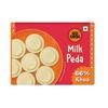 GO DESi Молочні Педа - 180/150 грамів | 66% Кхоа | Без штучних ароматизаторів | Солодощі | Дудх, Малай Педа