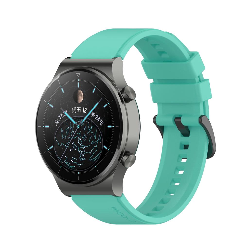 22 mm offisielt silikonbånd for Huawei Watch Gt 2 GT 3 Pro Sportsklokkebånd for Huawei Gt2 GT3 Pro håndleddsstropper Bytt ut armbånd