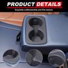 Car Armrest Rear Seat Dual Cup Holder Storage Box For Ford Maverick -2024