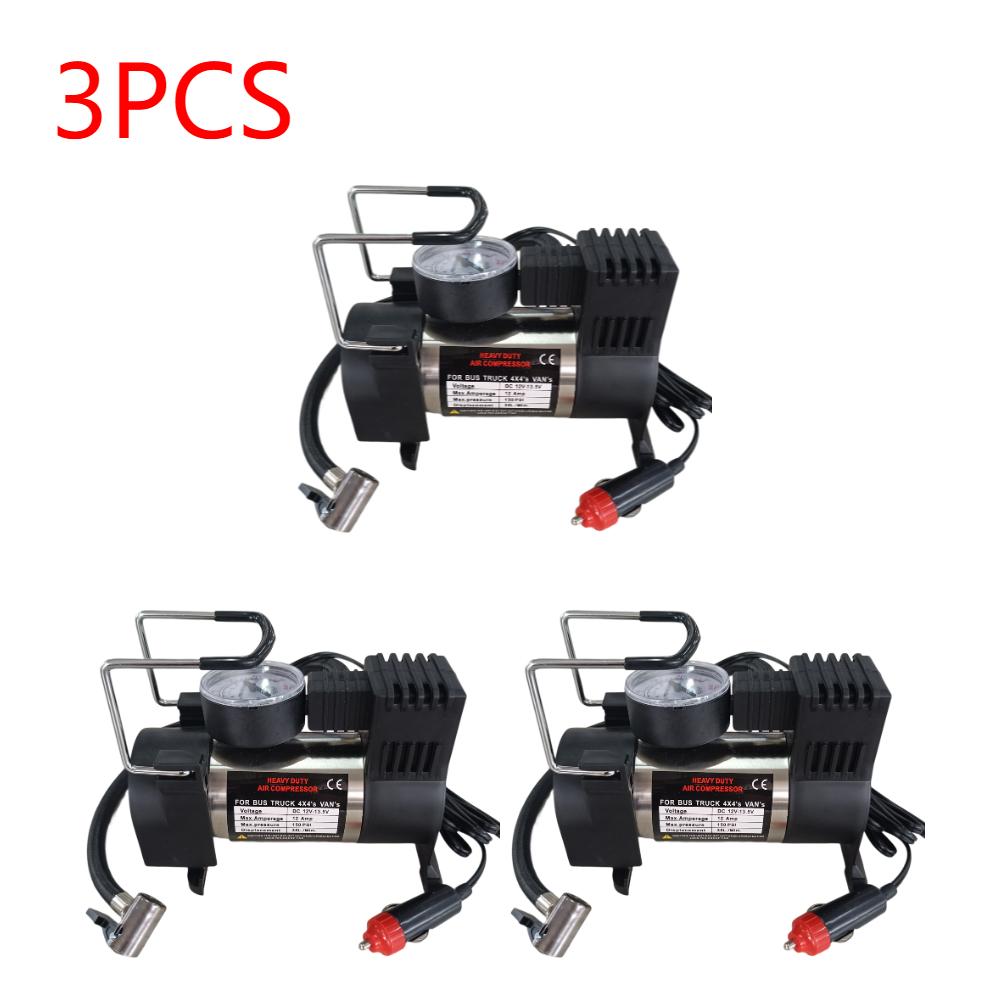 1-3 buc Pompă electrică gonflabilă auto 12V 150PSI Heavy Duty Deluxe Brichetă metalică Compresor de aer Umflator anvelope auto