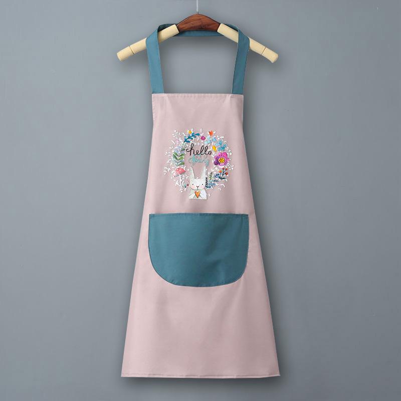 Women's Fashion Waterproof & Oil-Proof Apron: Stylish Kitchen and Cooking Workwear with Free Shipping