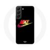 Case for Samsung Galaxy S21 FE Nike Logo Black Background Color