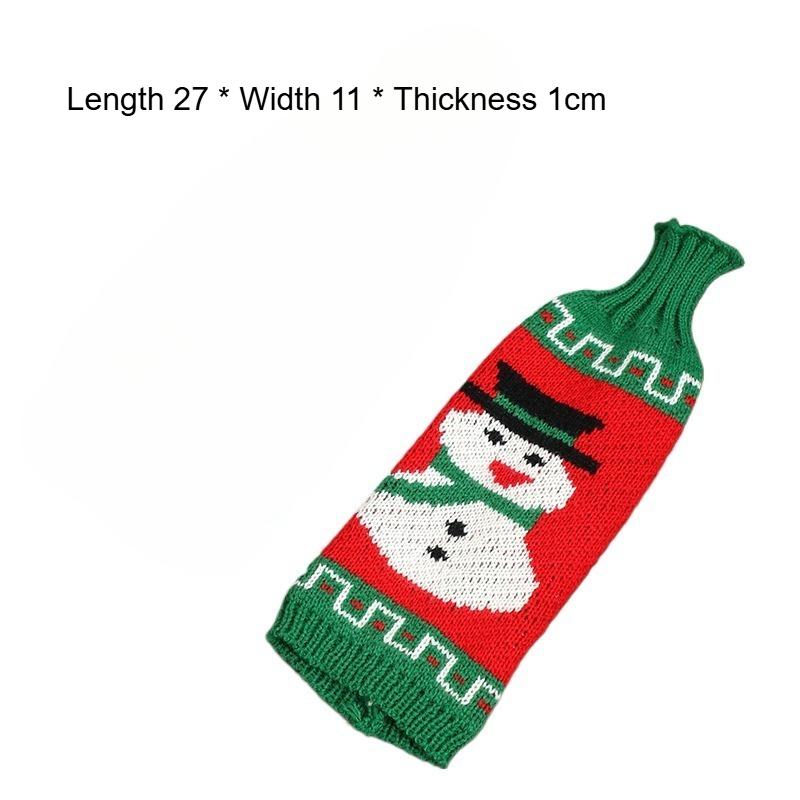 

Christmas Decoration Champagne Bottle Cover Bar Restaurant Home Wine Bottle Bag