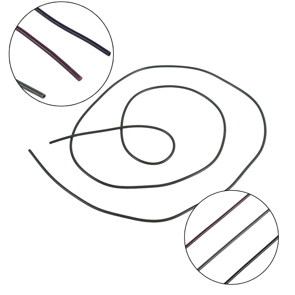 3Pcs Set Carp Fishing Silicone Rigs Tube Sleeve Pretend Fishing Lines Tackle 1 Meters