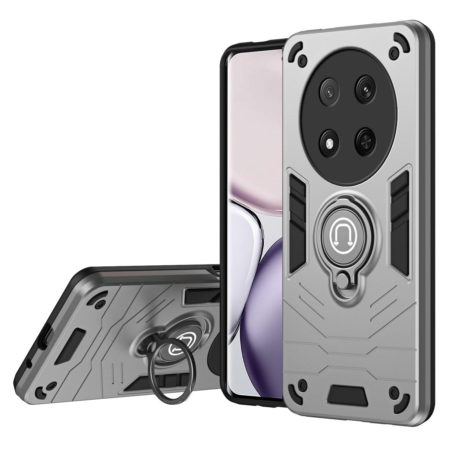 

For Honor Magic7 Lite 5G/X9c 5G/X60 Pro 5G Case Slide Camshield Kickstand PC + TPU Phone Cover A