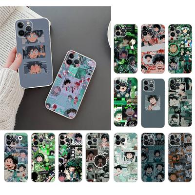 Handyhülle für iPhone 14 13 12 11 Pro Max Xs Max Xr X 12mini 14 Plus Se Midoriya Izuku My Hero Academia Case Funda Capa Cell