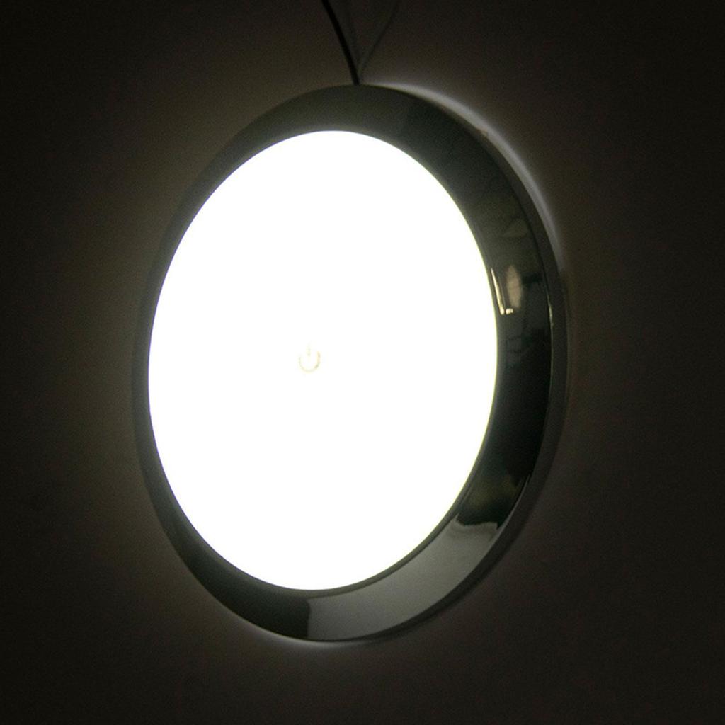 Wohnmobil Innenraum Decken LED Leuchte mit Schalter 5W 12V/24V Auto Innenraum LED Rundleuchte Wohnmobil Innen Dachlampe für Camper Boot