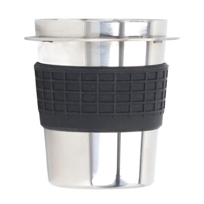 Copo Dosador de Café de Aço Inoxidável 58mm Copo para Receber Pó com Silicone para Cabo de Máquina de Café