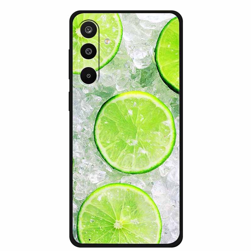 For Samsung Galaxy A36 5G Case Flowers Printed Silicone Phone Cases Cover for Samsung A26 5G TPU Shells A 26 36 Black TPU Coques