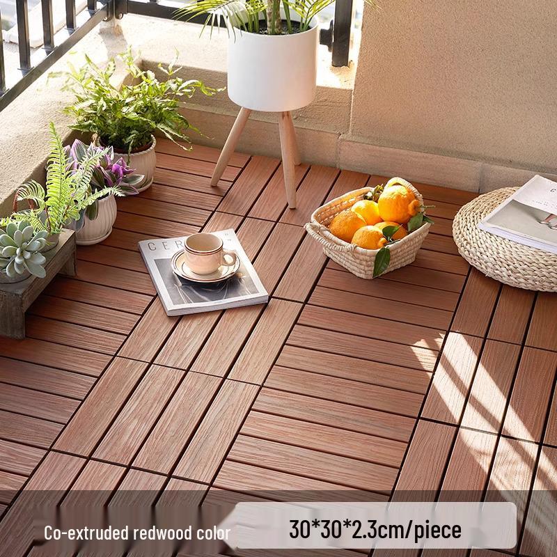 Pavimentazione per esterni impermeabile anticorrosione: Pavimentazione Composita Spessa e Durevole per Giardino e Balcone.