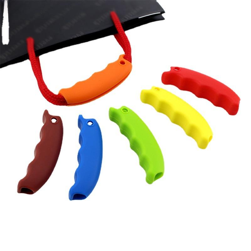 Dispositivo portatile anti-strangolamento per persone pigre che fa risparmiare lavoro, con manico in gel di silice, grande portaverdure, portaborse spesso per la spesa
