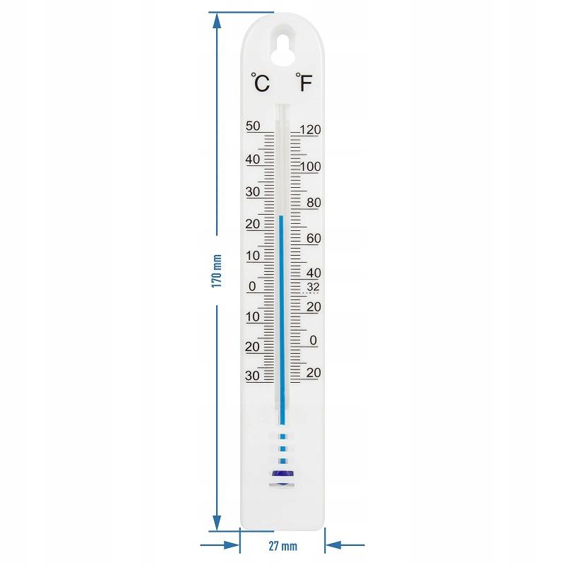 Universal Thermometer (-30 To +50°C), 17 , White Indoor Outdoor 1 Pc