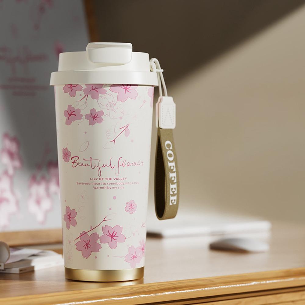 Insulation Or Cooling Ceramic Coated Coffee Cup SUS316 Stainless Steel Insulated Cup Thermal Mug