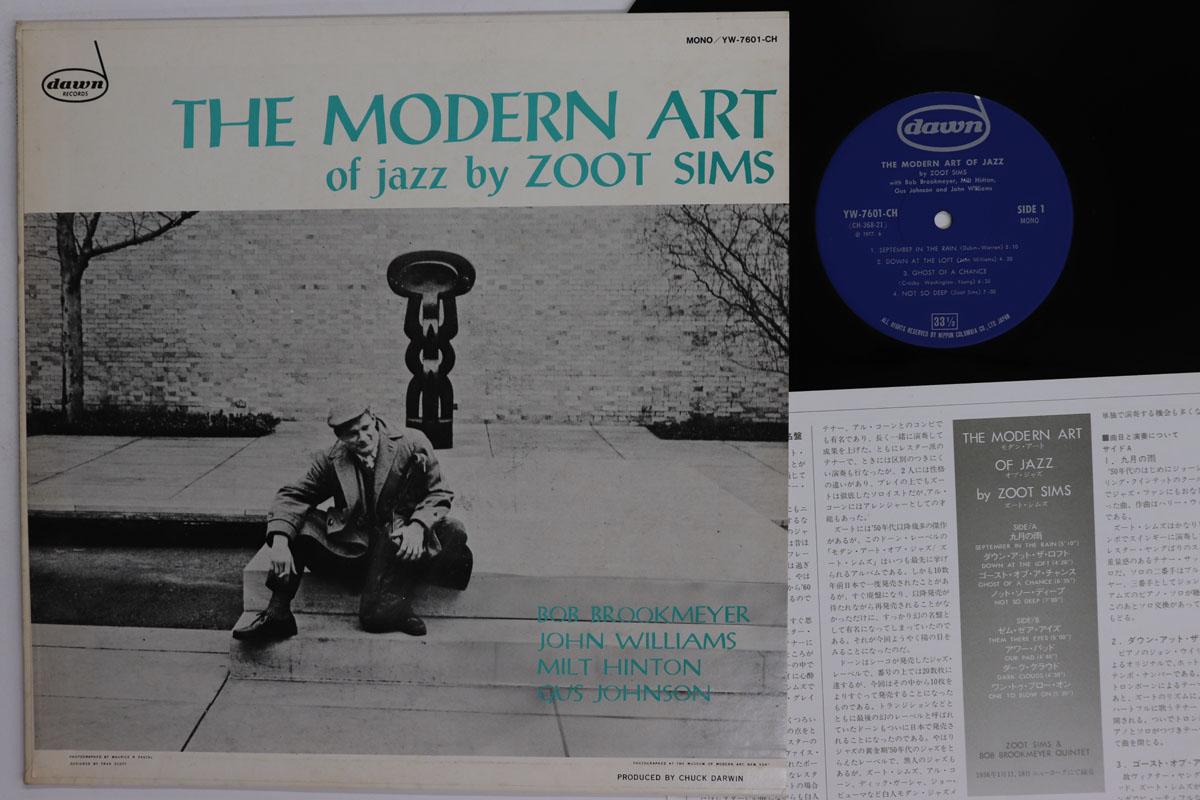 

LP Record ZOOT SIMS Modern Art Of Jazz YW7601CH DAWN 1977 Japan Jazz Used