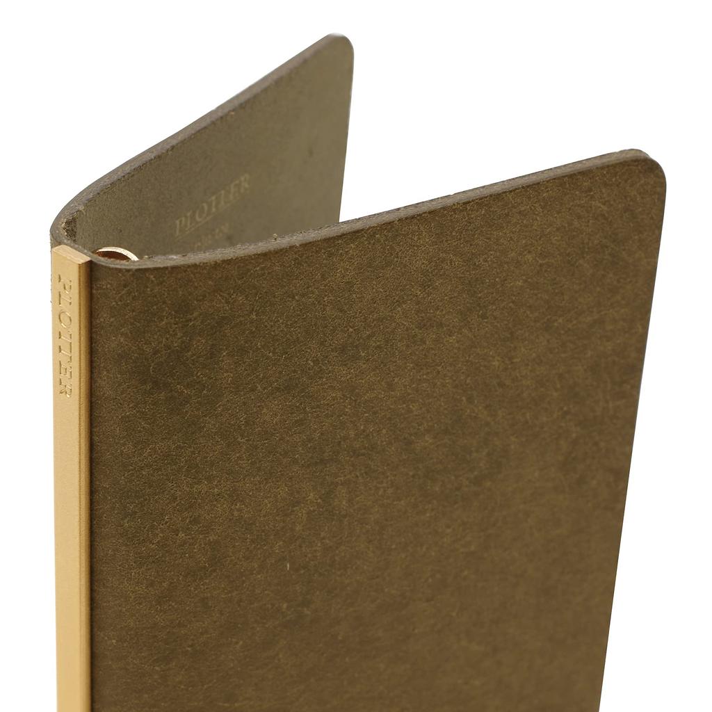 System Notizbuch Planer Mini 5 Größe Pueblo Ringdurchmesser 11mm Lederbinder 7 [Grün]