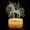 Unicorn Night Light For Children, Illuminated, Horse, Desk Lamp + Remote Control
