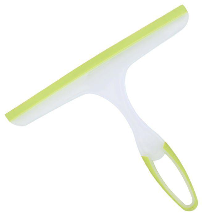 1Pcs Raclette Silicone Vitre,Raclette pour Douche,Raclette Vitre Douche,Raclette Polyvalente ,24 * 21cm,Vert