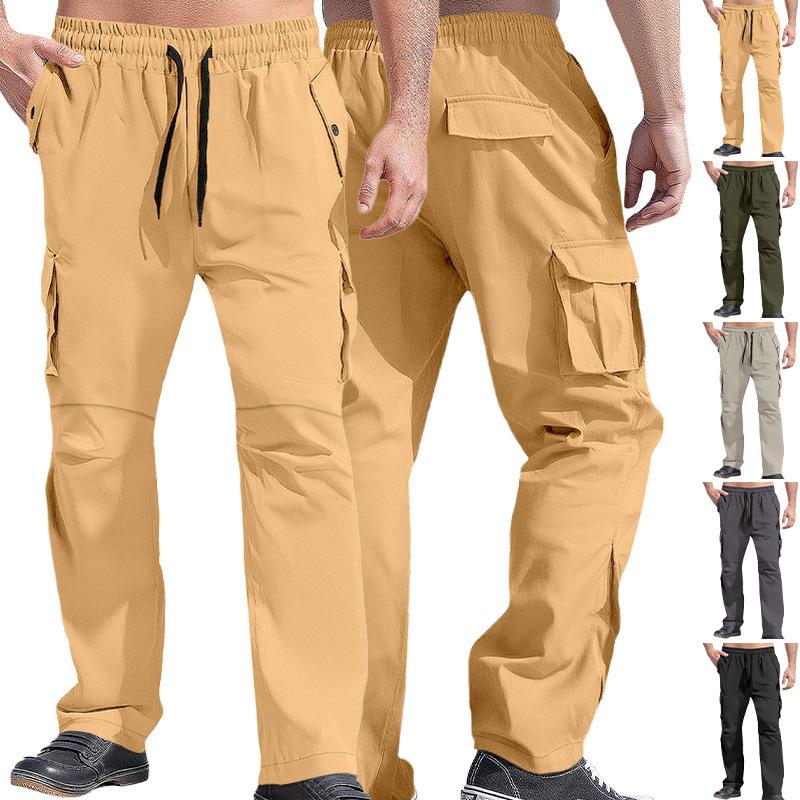 Tactical Pants for Men Lightweight Multi Pockets Army Cargo Work Pants Men's Outdoor Treking Hiking Pants Casual Loose-Fitting Trousers
